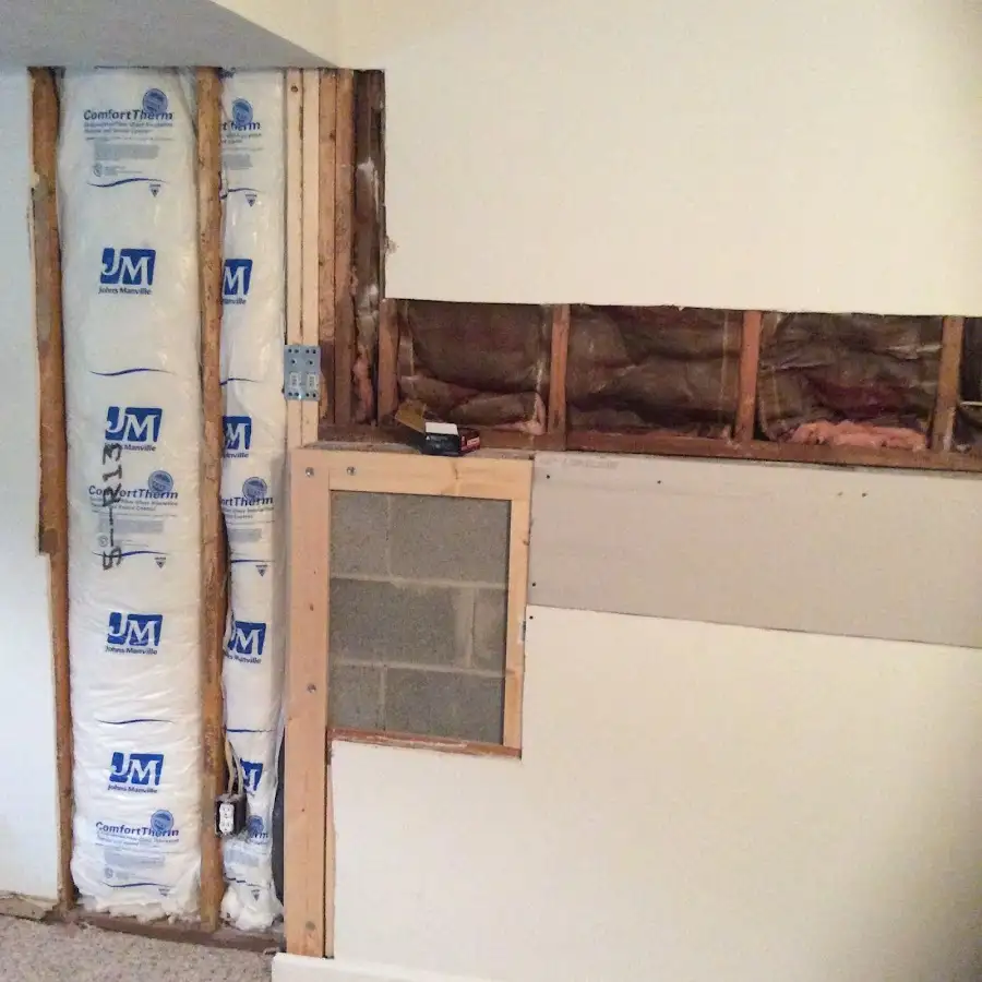 Wall insulation replacement during Odor Removal & Deodorization in Hamlin